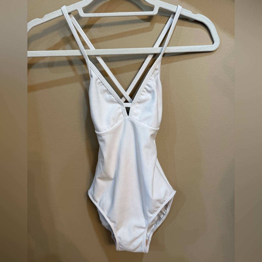 White Eleve Ballet Leotard